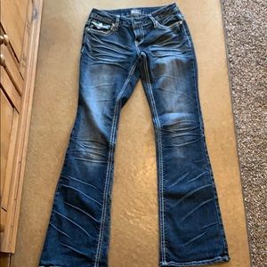 Soundgirl flap back pocket jeans